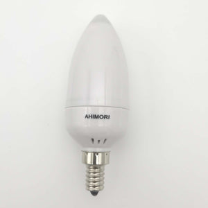 AHIMORI LED Flame Bulb E12 Candelabra BASE 3 Watt Warm White LED Chandelier Bulbs Flameless Flickering Light For Events Festival Hotel Christmas Holiday Decoration 2 Modes